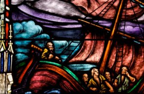stained glass window
